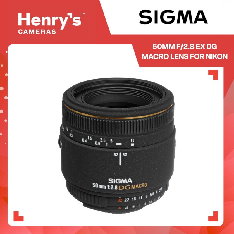 SIGMA 50MM/2.8 EX DG MACRO NIKON [ONLINE PRICE]